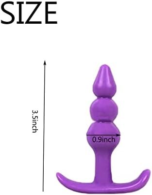 Silicone Anal Plug,Silicone Anal Sex Toys For Beginners,Silicone Anal Plug Set For Adult Men And Women Sex Pleasure Anal Trainer Toys For Adult Women,Men And Couples (4 Pcs) - Image 2