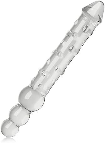 Fst 9.84 Inches Long Glass Dildo Big Swirl Crystal Penis Thruster Pleasure Wand Anal Plug Vaginal Sex Toy