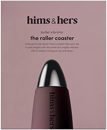 Hims & Hers Roller Coaster Bullet Vibrator With 3 Vibration Patterns, Compact 5 Inch Design, Usb-Rechargeable Lithium Battery, Made From Waterproof Silicone - Image 3