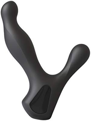 Doc Johnson Kink - Ultimate Rim Job - Silicone Prostate Massager With Rotating Ridges, Black