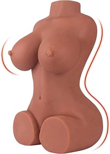 Kuuval 14Lb Sex Doll For Man Masturbation, Pocket Pussy Male Masturbator With Realistic Big Boobs Vagina Anus, Pocket Ass Dual Channel Design, Sex Toy For Men Pleasure