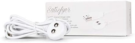 Satisfyer Usb Magnetic Charging Cable - Compatible Rechargeable Toys (White) - Image 3