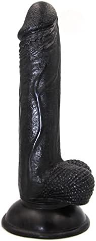 8.6 Inch Realistic Dildo With Strong Suction Cup For Hands-Free, Flexible Dildos With Curved Shaft And Ball, Dildo Suitable For Adult Women