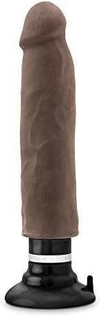 Blush Au Naturel 11" Long Realistic Sensa Feel Dual Density Magnum Vibrating Dildo Mocha - Strong Multi Speed Suction Cup Controller Vibrator - Harness Compatible - Sex Toy For Women Adults (Brown) - Image 2