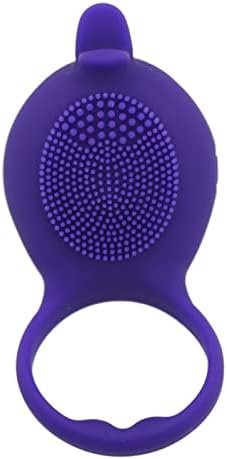 Silicone Clit Stimulating Vibrating Cock Ring For Couples