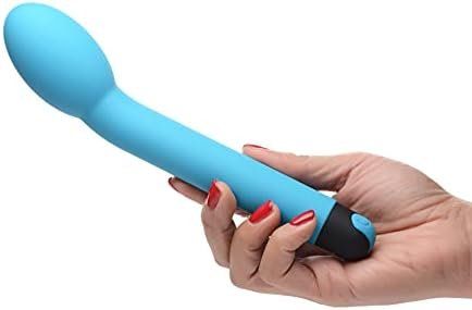 Bang Bg 10X G-Spot Vibrator - Blue | Curved To Target And Pleasure The Female G-Spot | Easy To Use Design For All Skill Levels, Perfect For Women And Couples | Made With Premium Body-Safe Silicone