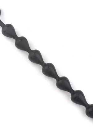 Super Long 14 Inch Silicone Anal Beads, Butt Plug Toy With Little Devil Demon Design, Prostate Massager Anus Plug Toy For Men Women Adults Couples (L)