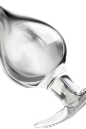 Large Butt Plug,Crystal Glass Anal Plug,Anal Trainer,Bum Plug,Crystal Butt Plug,Anal Expander Training Sex Toys Anal Masturbation Plug For Men Women Gay And Couples (Clear Glass)