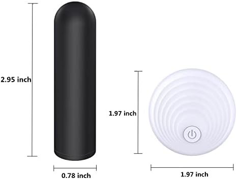 Women Sex Bullet, Wireless Remote Control Clitoral G Spot Female Sex Pleasure Vibrators - Black - Image 3