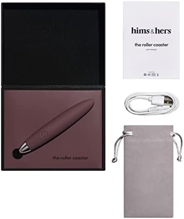 Hims & Hers Roller Coaster Bullet Vibrator With 3 Vibration Patterns, Compact 5 Inch Design, Usb-Rechargeable Lithium Battery, Made From Waterproof Silicone - Image 2
