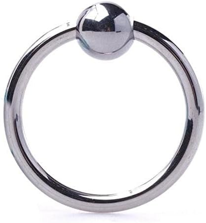 Kinky Pinks 18+ Adult Only Sex Toys Cock Rings Stainless Steel Penis Rings Glans Ring With 1 Joy Pressure Ball (25Mm) - Image 3