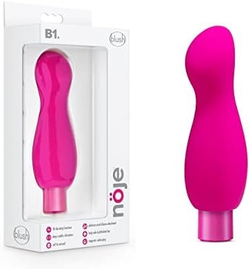 Blush Noje B1 - Rechargeable Puria Silicone External, Clitoral 10 Vibrating Function Vibrator - Rumbletech Deep Rumbly Vibrations - Usb Rechargeable - Ipx7 Waterproof Sex Toy For Women Couples - Lily