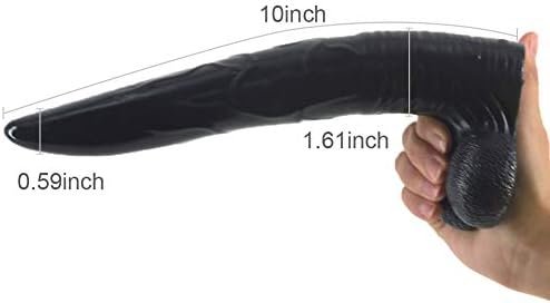Animal Dildo, 10 Inch Realistic Deer Penis Ultra Long Elk Cock, Anal Plugs For Men Women (Black) - Image 2