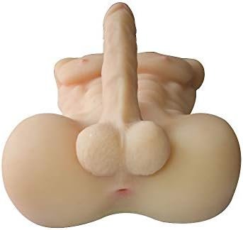 Solid Sex Dolls Realistic Human Torso Masturbation Dildo And Vaginal Love Dolls Dildo Sex Toys For Women For Men (Flesh Man, 21 X 13 X 6 In) - Image 2