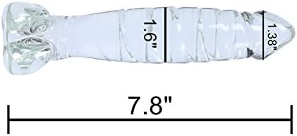 Aptitan Realistic Glass Dildo Crystal Dildo Glass Pleasure Wand G-Spot Stimulation Stimulator Female Masturbator - Image 2