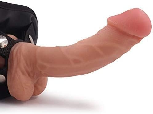 Strap On Dildo Toys 7.48" Realistic Dildo Adult Sex Toys Wearable Strap-On Silicone Dildo-Harness For Women Couples Lesbian Flesh - Image 2