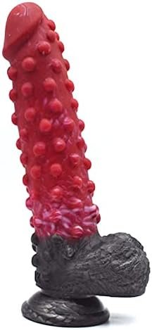 Realistic 9 Inch Pink Bumpy Knot Suction Cup Dildo, Big Animal Adult Toys Silicone Dildos Anal Plug For Women And Men Couples