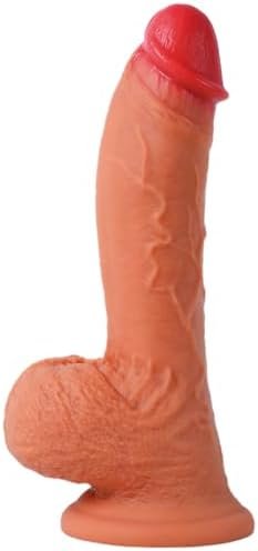 11 Inch Realistic Huge Dildo,3.36" Extra Wide Dual Density Silicone Giant Dildos With Realistic Veins & Full Shaped Balls,Girthy Dildo Butt Plug Fake Penis For Women Me Gay Anal Play