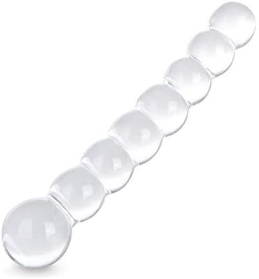 Glass Dildo, Crystal G Spot Stimulation Pleasure Wand Penis Anal Sex Toys For Couple Women Romi