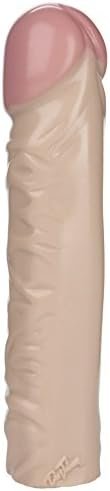 Doc Johnson Vac-U-Lock - Classic 8 Inch Dong (7.7 In. Long And 1.6 In. Wide) - F-Machine And Harness Compatible Dildo - Great For Pegging - Vanilla - Image 3