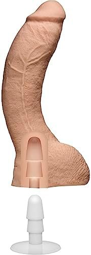Doc Johnson Signature Series - Jeff Stryker - 10 Inch Realistic Ultraskyn Dildo With Removable Vac-U-Lock Suction Cup - F-Machine & Harness Compatible - For Adults Only, Vanilla - Image 3