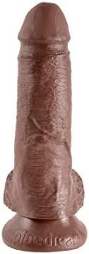 Pipedream King Cock With Balls, Brown, 9 Inch
