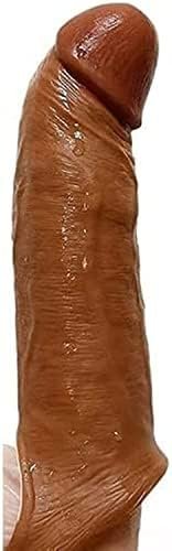 New Soft Realistic Sleeve Extender Sheath For Men Male Enhancement Extension Sleeve- (Brown)