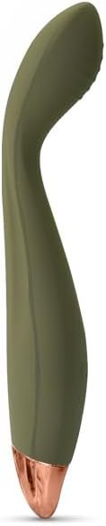 Vibrata’S Oh G-Spot Powerful Vibrator, Waterproof Stimulator With 10 Vibration Modes, Softer And Flexible Sex Toy For Women, Clitoral Vibrator (Nude)