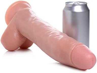 Lynx 11 Inch Dildo With Balls - Light - Image 3
