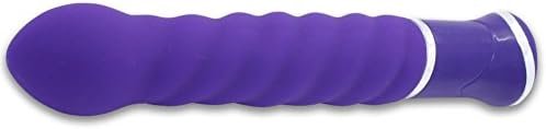 Silicone Swirl Textured Rechargeable Vibrator Powerful Vibrations For Orgasm Sex Toy - Image 3