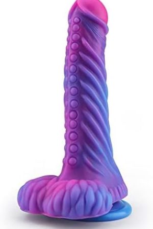 Fantasy Monster Dildo For Women,7.5" Sex Toy Dildo Body Safe Material With Suction Cup For Hand-Free Play,Soft Silicone Dildo Anal Plug,Huge Dildo Prostate Massager For Adult Unisex Toy