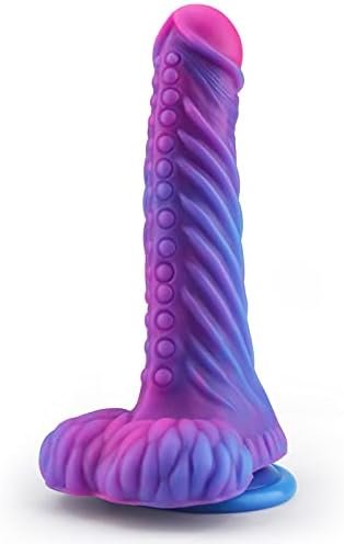 Fantasy Monster Dildo For Women,7.5" Sex Toy Dildo Body Safe Material With Suction Cup For Hand-Free Play,Soft Silicone Dildo Anal Plug,Huge Dildo Prostate Massager For Adult Unisex Toy