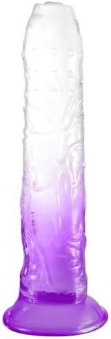 Shkanla 5.7 Inch Small Realistic Dildo, Soft Lifelike Clear Penis With Strong Suction Cup For Hands-Free Play, Cute Adult Anal Sex Toys & Games For Beginner Women Men Gay Couple (S)