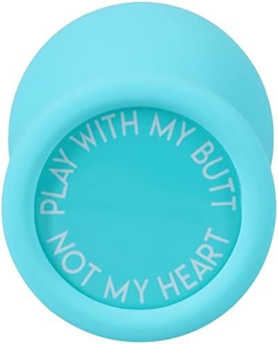 Doc Johnson A-Play - Silicone Trainer Set - 3 Piece Set, Play With My Butt Not My Heart, Teal - Image 2