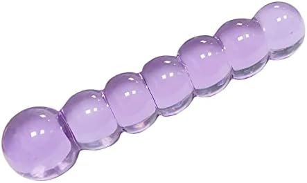 Cchw Glass Anal Beads Butt Plug, Crystal Dildo G-Spot Massage Pleasure Wand Anal Butt Plug Sex Toys For Men Women (Style 01)