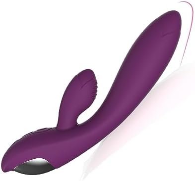 Rabbit Vibrator For Women, Waterproof Adult Toys Rose Sex Toys Clitoris Dildo Vibrator With Dual Stimulator Wand Massager