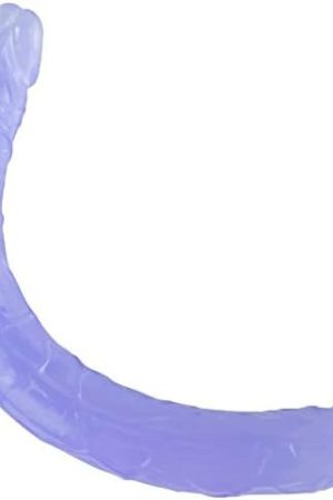 15.4 Inch Super Long Double Ended Dildo Sex Toys, Flexible Purple Dildos For Women, Lesbian, Couple, Anal, G Spot