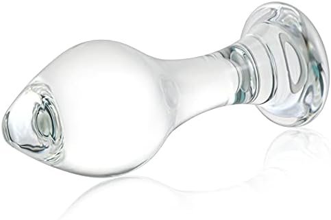 Crystal Anal Plug Bum Plugs Jewelry Anal Trainer Toys Glass Massage Butt Plug Large Medium Small Anal Stimulation Sex Toy For Unisex Masturbation (Light Blue) - Image 3
