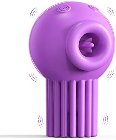 Clitoral Licking G Spot Vibrator For Clit And Nipple Stimulation, Tongue Vibrator With 7 Vibration & 7 Licking Modes, Rechargeable Adult Sex Toys For Women And Couples