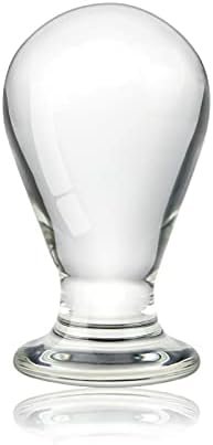 Fst Glass Anal Plug Crystal Dildo Classic Bulb Butt Plug Expansion Anal Masturbation Vagina Massager Unisex Sex Toy Transparent For Beginner To Advanced Player (S)