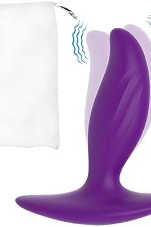 Anal Wearable Vibrators With 12 Modes For Male Masturbation Personal Massager Butt Plugs G Spot Vibrator Adults Sex Toys For Men Women And Couples, 3.8*3.3*1.5 Inch, Purple, 1 Count