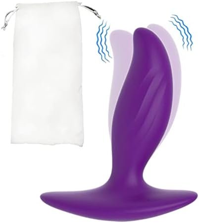 Anal Wearable Vibrators With 12 Modes For Male Masturbation Personal Massager Butt Plugs G Spot Vibrator Adults Sex Toys For Men Women And Couples, 3.8*3.3*1.5 Inch, Purple, 1 Count