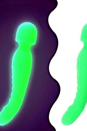 Vibrator Wand Massager Thrusting G-Spot Heating Double Head With 20 Vibration Mode Rechargeable Personal Massager Waterproof Adult Sex Toy (Thrusting Wand Massager Pink)