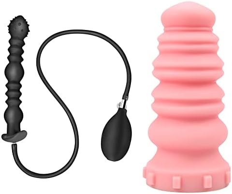 Inflatable Expanding Anal Plugs & Biscuit Shaped Butt Plug For Male And Female Masturbation Pleasure