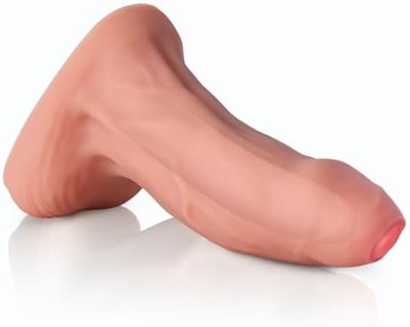 3.5'' Diameter Huge Uncircumcised Dildo, 10 Inch Dual Density Silicone Thick Foreskin Dildo Anal Plugs, Uncut Dildo Monster Fat Penis Adult Sex Toy For Experienced Male Female Anal Play - Image 3