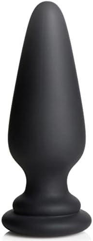 Tailz Interchangeable X-Large Premium Silicone Anal Plug For Men Women & Couples. Body-Safe Silicone Plug With Compatible Tails, Easy To Clean - X-Large, Black