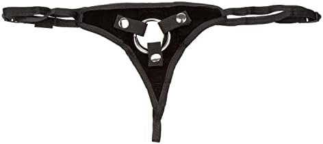 Calexotics Her Royal Harness The Countess – Premium Adjustable Bdsm Probe Strap O Plus Size Harness – Sex Toys For Couples And Women - Black - Image 3