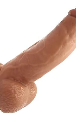 8 Inch Silicone Realistic Big Dildo Adult Sex Toy For Women,Liquid Silicone Safe & Soft G Spot Stimulation With Strong Suction Cup For Female Masturbator Pleasure (L)