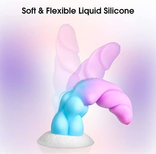 Realistic Monster Dildo For Women: 8.5" Big Huge Anal Dildo With Strong Suction Cup For Hands-Free Play, Liquid Silicone G Spot Dragon Dildo Prostate Massager Adult Sex Toys For Women, Men - Image 2