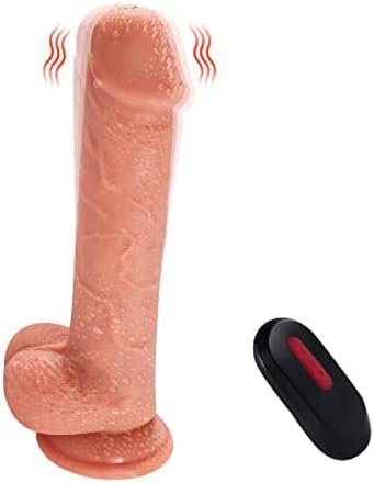 Realistic Ejaculating Dildo Squirting Dildo Vibrator 10 Vibrating 8.5Inch Electric Anal Plug With Remote Control G Spot Dildos Adult Sex Toys For Women